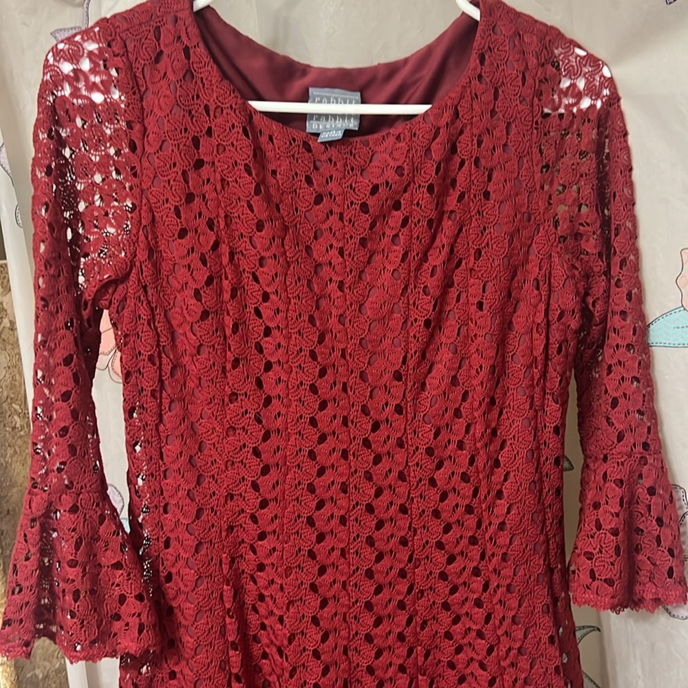 New Burgundy dress